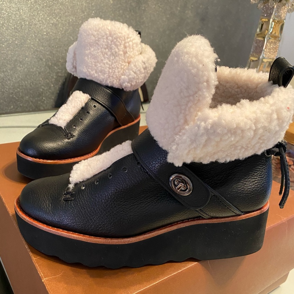 Coach Urban Hiker Shearling Boots